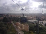 Gondola, on the 750m trip up to Erice